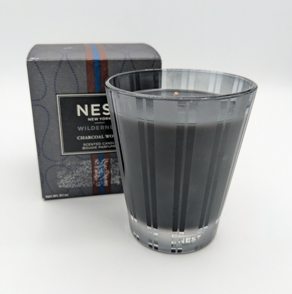 NEST NY Wilderness Charcoal Woods Scented Candle 8.1oz OPEN BOX UNLIT